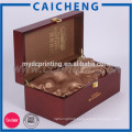 Luxury Gift Packaging Solid Wooden Box For Wine